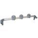 Fasten Targa 610 mm with three locks and black pipe (Gr610-3)