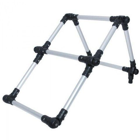 FASTEN folding ladder made of 22 mm black aluminum tube (Fl022) 64338 фото