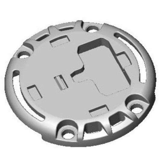 FASTEN mounting plate for mounting the Fs218 (Mb218) lock on a rigid surface