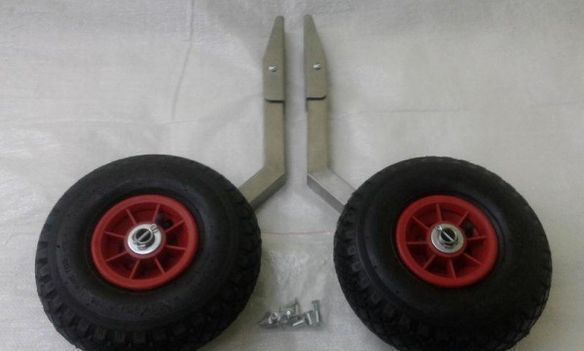 Technoparus KT-1 transom wheels, stainless steel, extended 64890 фото