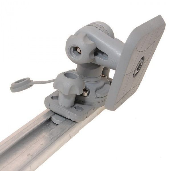 FASTEN 100x100mm platform for echo sounder and other equipment with a set for installation on a C-shaped profile (SLf223) 64152 фото