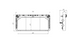 FASTEN 755mm modular table with 800mm telescopic legs (Tm755)