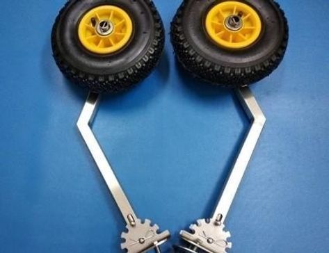 Technoparus KT-3 transom wheels, stainless steel, reinforced, 7-position automatic 79444 фото