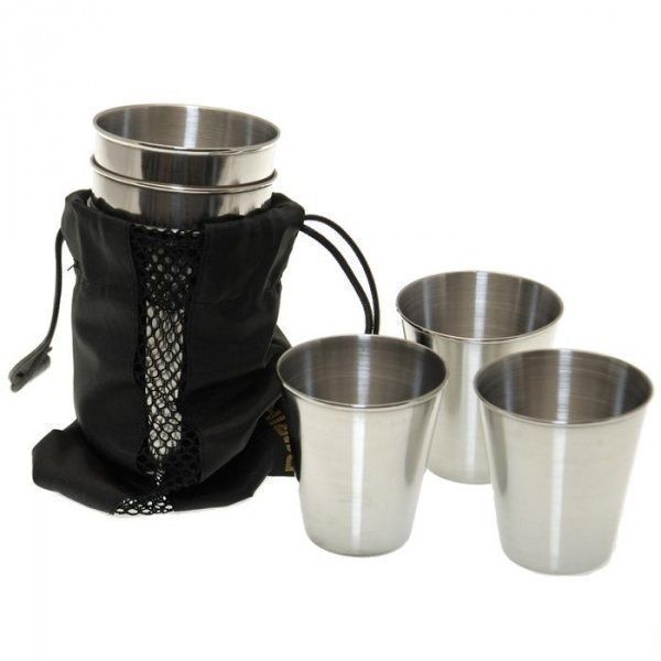 Set of FASTEN stainless steel glasses (Gl221)