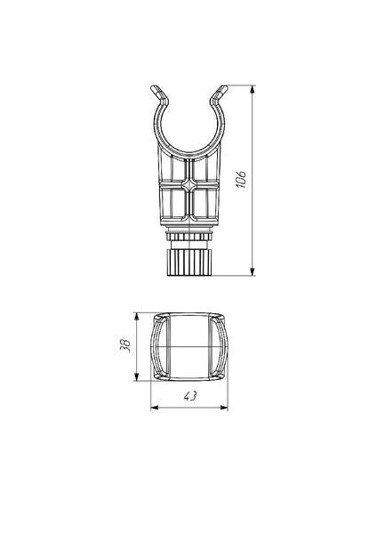 FASTEN Pipe and Oar Clamp 32-35mm (Oh032)