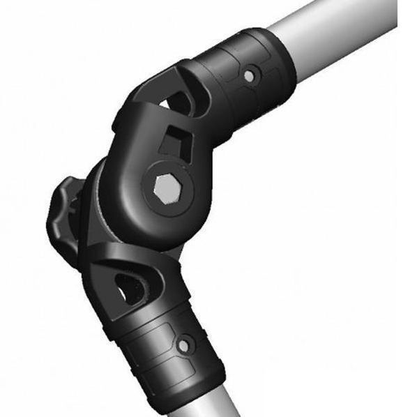 FASTEN Inclined Connecting Unit for 22, 29 mm Pipes, 2 pcs (TRl257) 64226 фото