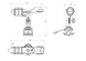 FASTEN Rod Holder with Side Mount Kit for C-Slot (HTs223)